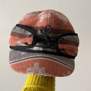 Crown cap wool hat